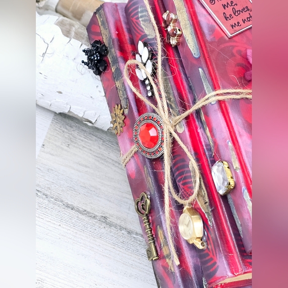 Altered Book Set, Farmhouse Decor,Book Stack, Vintage Books - Picture 6 of 9